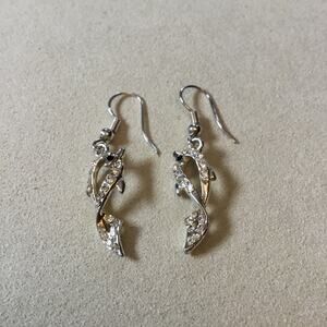 Silver Dolphin Earrings